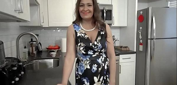  Curvy aunt Elexis Monroe wants more fucking with her step nephew before she leaves
